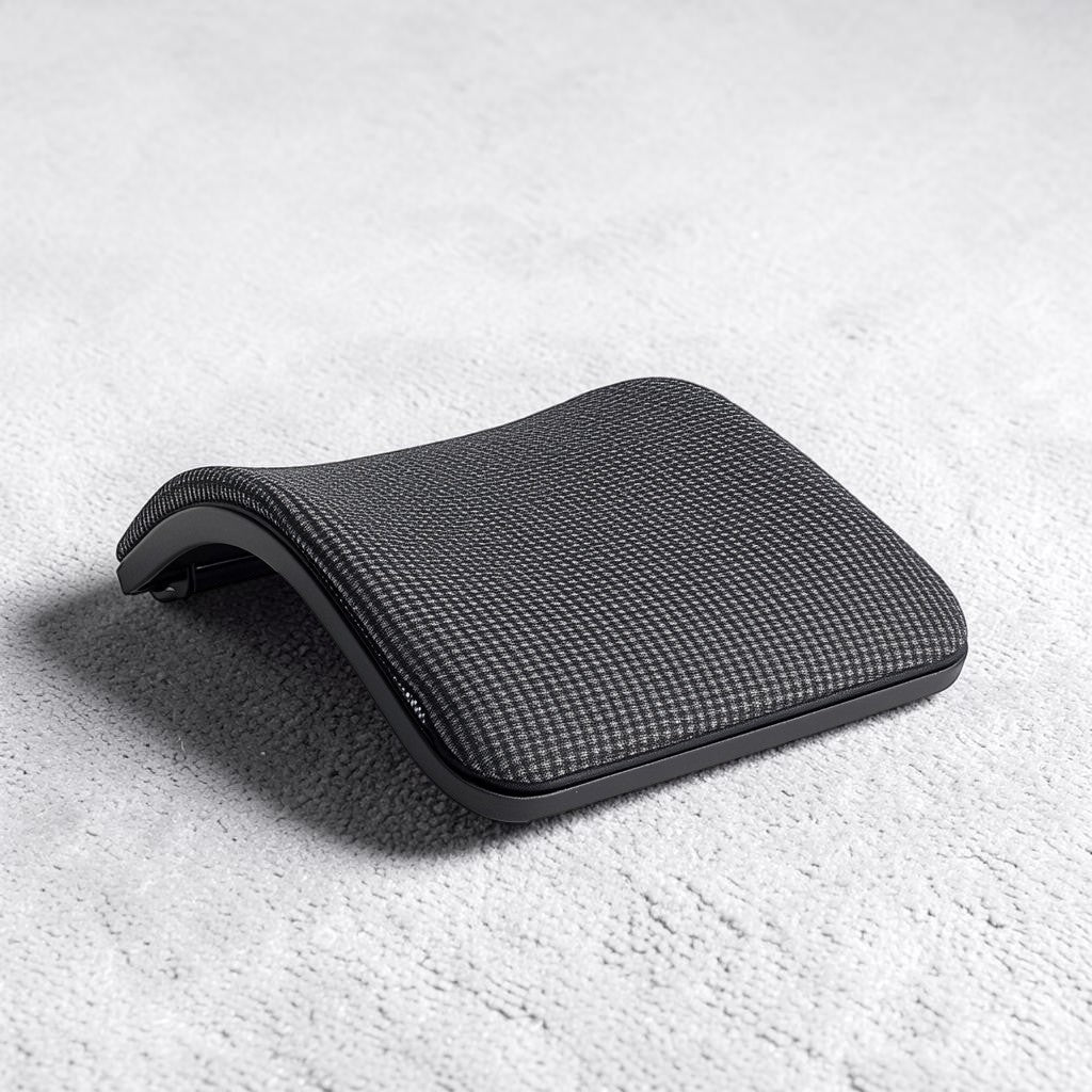 Wivvo Ergonomic Footrest for Under Desk - Adjustable Height Foot Stool with Massaging Surface - Improves Posture & Circulation - Office Essentials