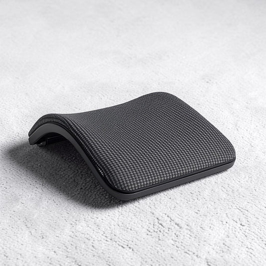 Wivvo Ergonomic Footrest for Under Desk - Adjustable Height Foot Stool with Massaging Surface - Improves Posture & Circulation - Office Essentials