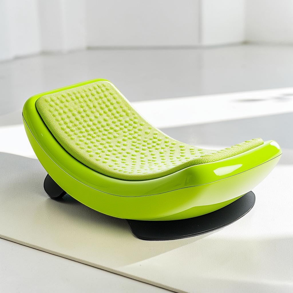 Wivvo Foot Rocker - Ergonomic Calf Stretcher for Plantar Fasciitis & Achilles Tendonitis Relief - Lime Green - One Size Fits All