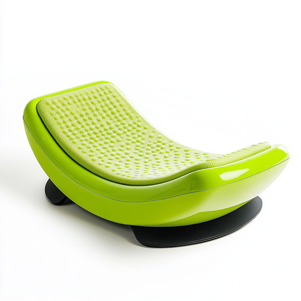 Wivvo Foot Rocker - Ergonomic Calf Stretcher for Plantar Fasciitis & Achilles Tendonitis Relief - Lime Green - One Size Fits All